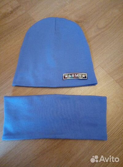 Комплект шапка и шарф снуд