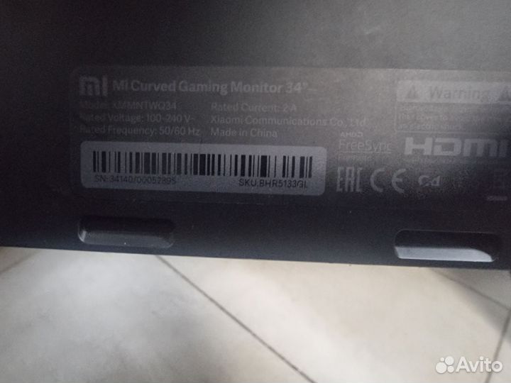 Монитор xiaomi curved gaming 34