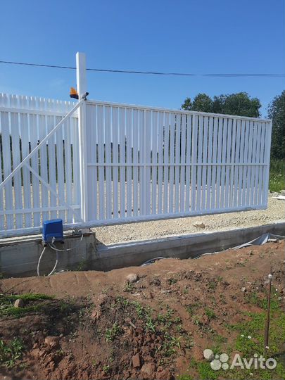 Откатные ворота под ключ