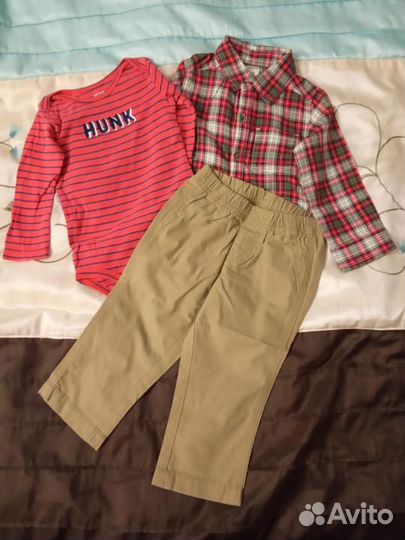 Много одежды для мальчика 12-24 месяцев