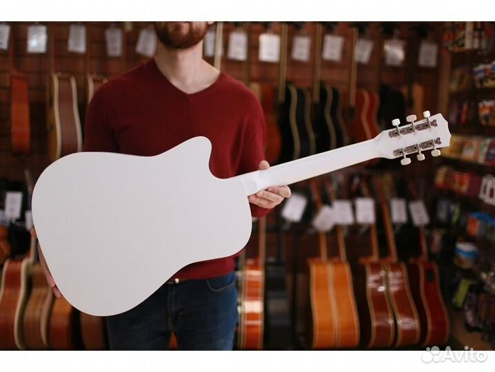 Belucci BC3810 WH белая акустическая гитара