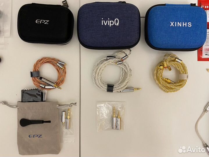 Наушники RY4S plus + кабели + адаптеры