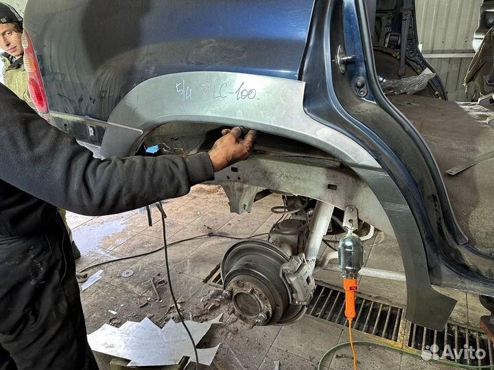 Toyota Cruiser 100 арки задних крыльев комплект