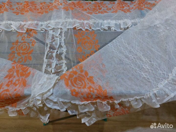Тюль готовая и отрезы