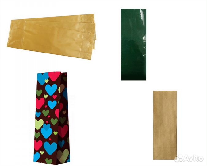 Пакеты для чая и кофе и клипсы к ним