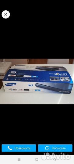 4K 3D blu-ray плеер samsung bd-j7500