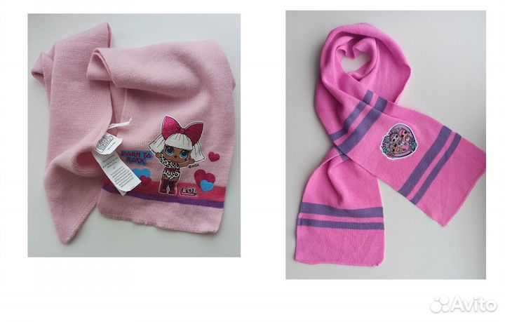 Шарфы для девочки куколки Lol