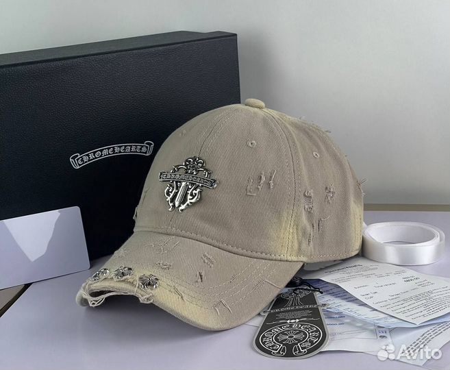 Бейсболка chrome hearts мужская