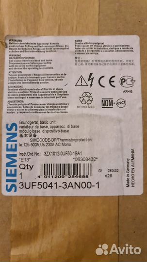 Система Защиты двигателя Siemens Sirius Simocode