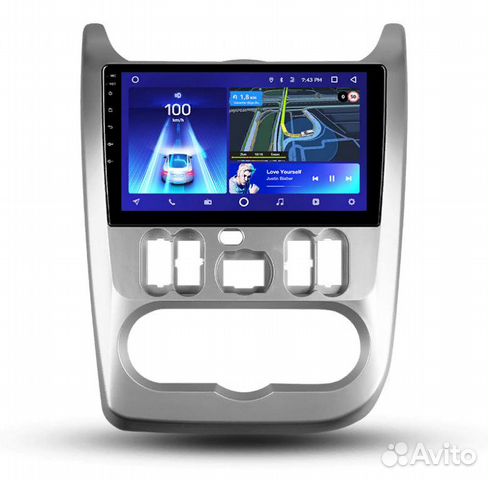 Штатная магнитола на Renault Logan 1 / LADA Largus