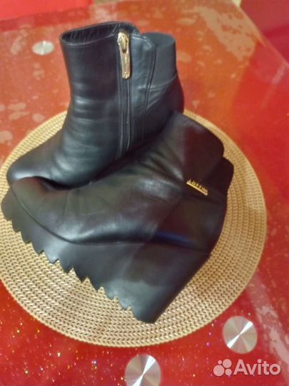 Ботильоны, сапоги натуральная кожа