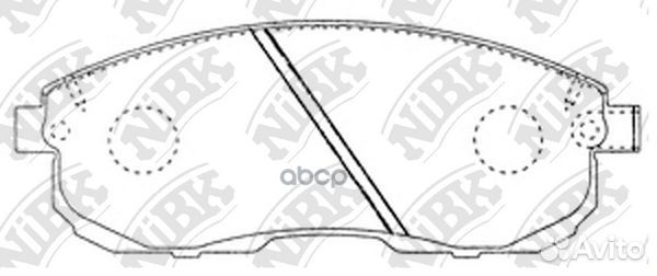 Колодки тормозные nissan juke/maxima/teana/tiid