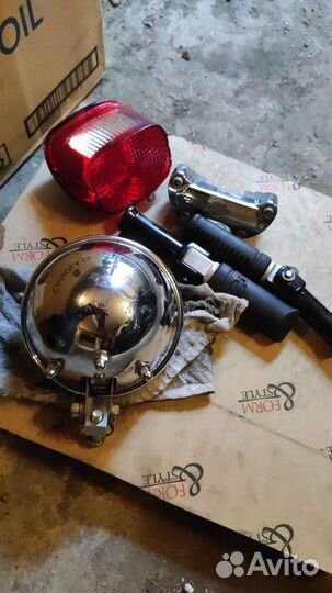 Harley davidson softail вилка, колесо, руль, седло