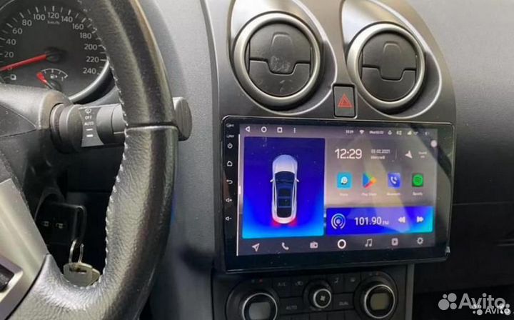 Магнитола Nissan Qashqai j10 WiFi Navi IPS