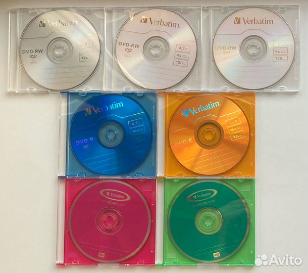 Новые диски DVD-RW и DVD-R Verbatim и CD-RW TDK