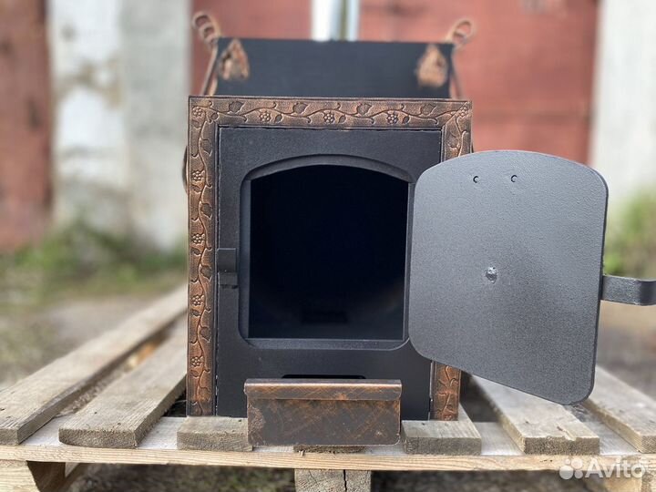 Печь для бани из газовой трубы