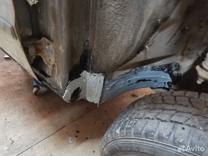 Ремонт, замена порогов, арки