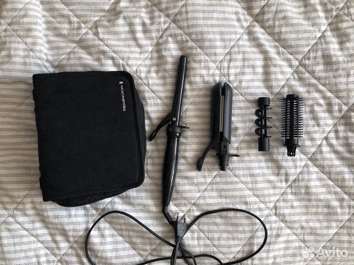 Плойка для волос, набор насадок