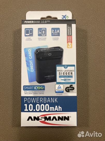 Powerbank ansmann германия 10000 mah