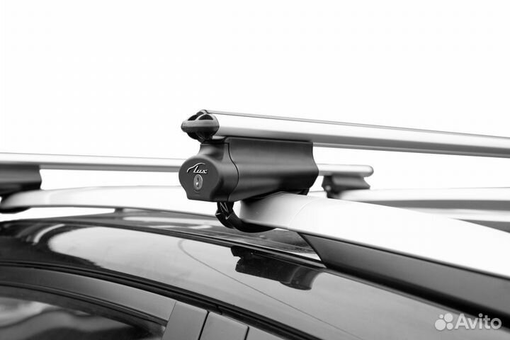 Багажная система «LUX» бэлт на рейлинги с крыловид
