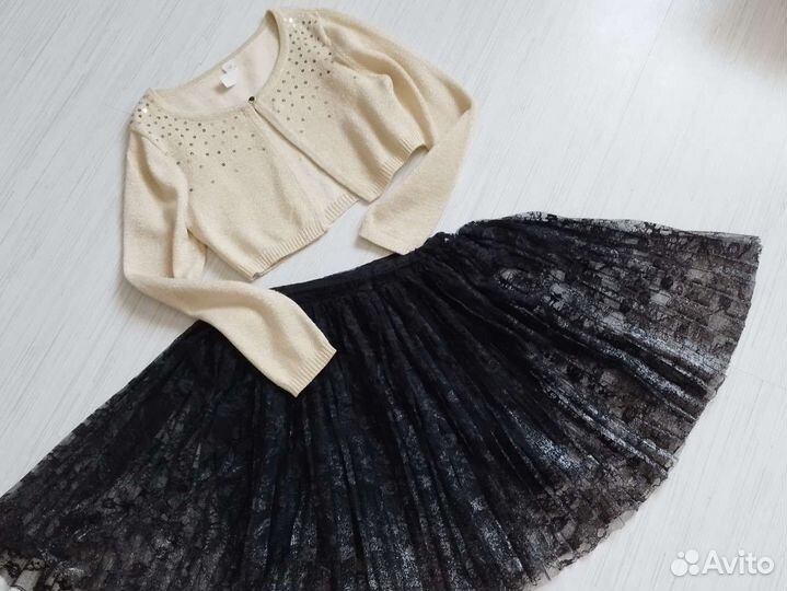 Летний гардероб на девочку 7-8 лет (122-128)