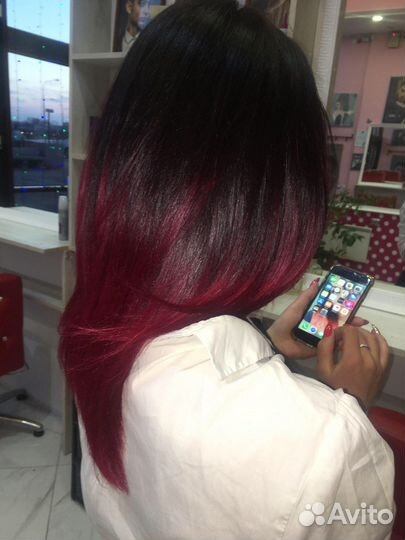 Стрижка и окрашивание волос Аиртач, Шатуш,Блонд