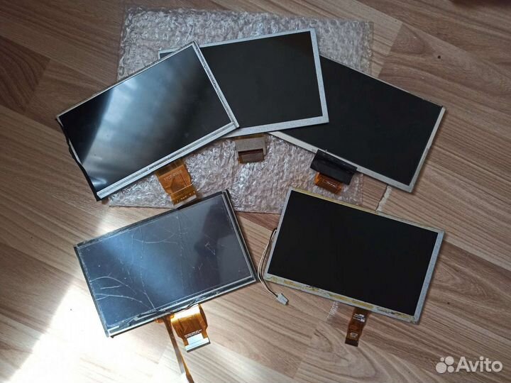 Дисплей lcd магнитолы 2din, без сенсорного стекла