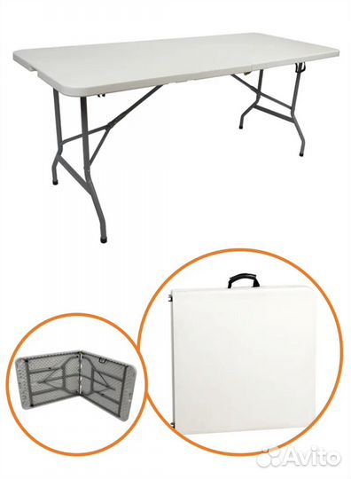 Стол складной туристический 180*75*75 мм