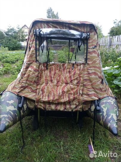 Ходовой тент на лодку пвх