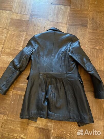 Кожаный плащ