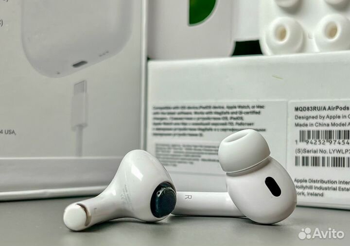 Airpods Pro 2 Type-C, с шумоподавлением (новые)