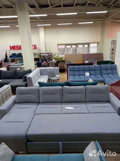 Диван с оттоманкой рио