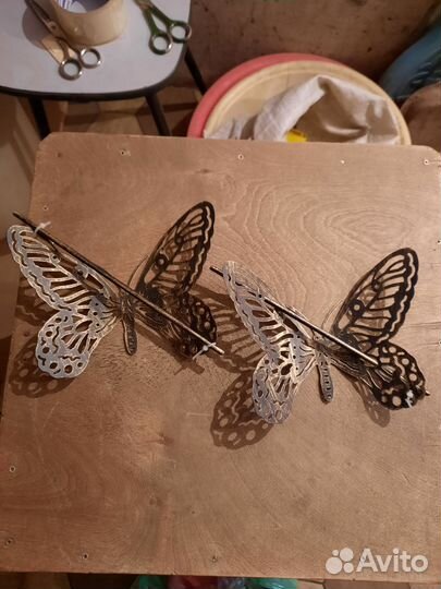 Зажимы для штор Бабочка