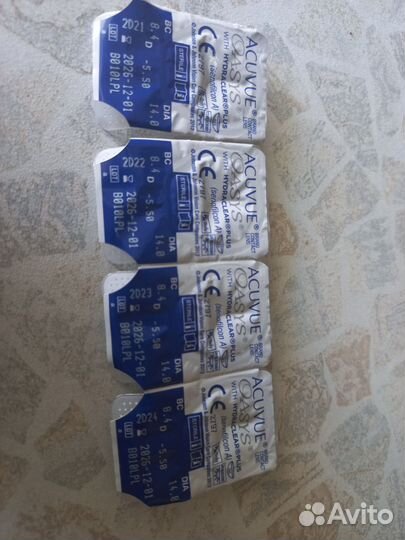 Линзы контактные acuvue oasys двухнедельные