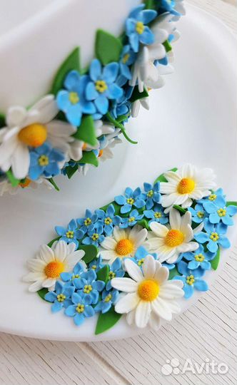 Чайная пара с цветочным декором