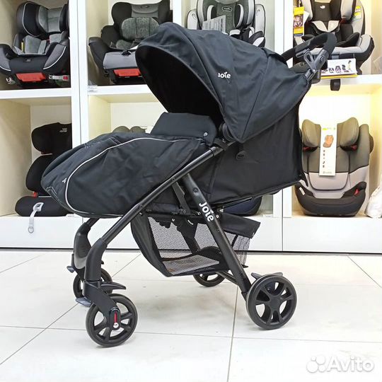 Коляска Прогулочная Joie Muze lx черный Британия