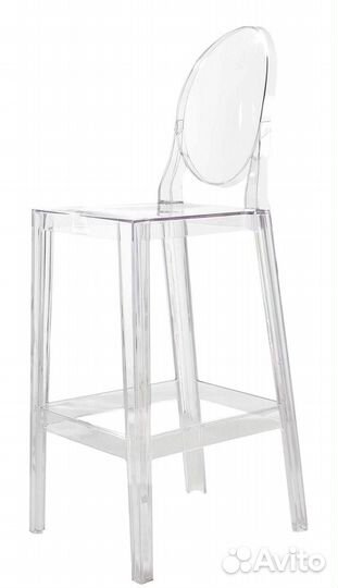 Стулья барные Kartell Италия прозрачный