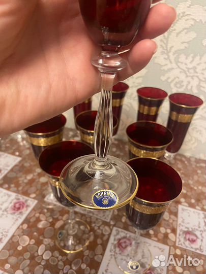 Фужеры богемия чехия, как новые