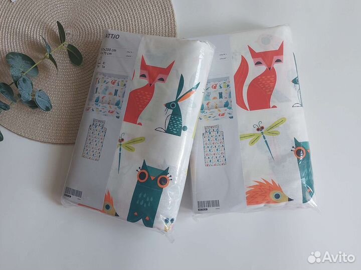 Детское постельное белье IKEA новое