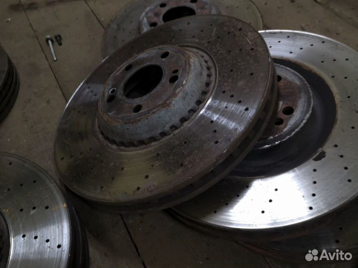 Диски тормозные передние Mercedes 222