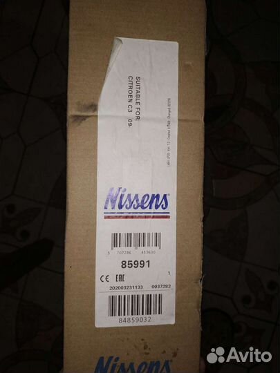 Вентилятор радиатора citroen peugeot