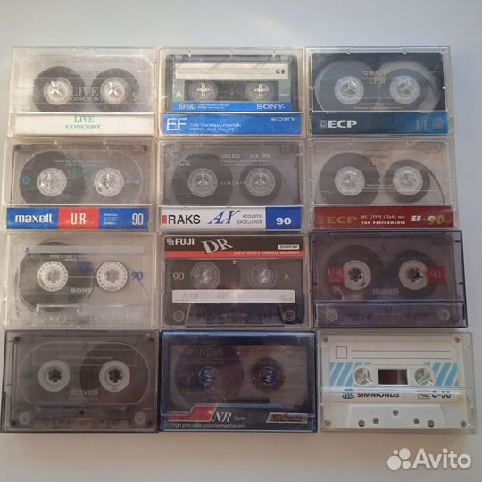 Компакт-кассеты б/у