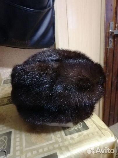 Шапка норковая женская