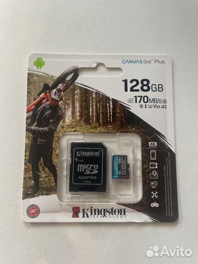 Карта памяти MicroSD 128 GB