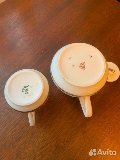 Сервиз Золотая клетка отдельные предметы, Вербилки