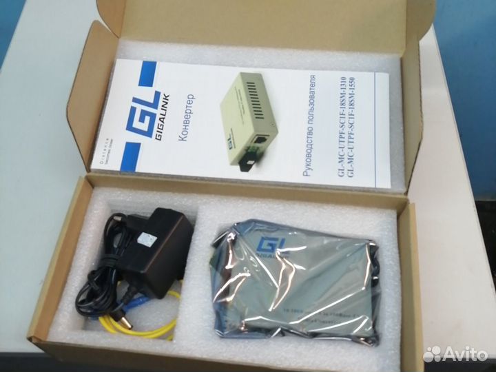 Медиаконвертер Gigalink GL-MC-utpf-SC1F-18SM-1550
