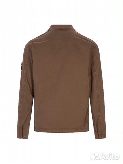 Куртка stone island organic OLD treatment brown