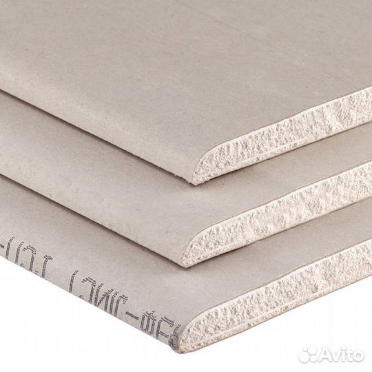 Гипсокартон 1500х600х12,5 мм