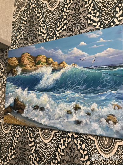 Картина море маслом