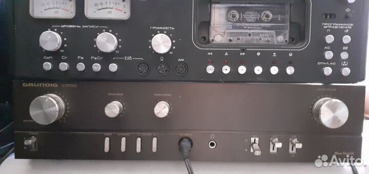 Усилитель grundig, ресивер Yamaha,радиотранслятор
